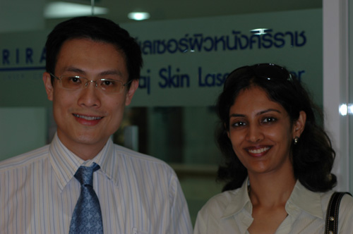 Dr. Rinky Kapoor with Dr. Woraphong Manuskiatti, Bankok, Thailand