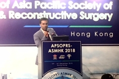Dr Debraj Shome represented INDIA & gave an invited lecture on Advances in Mid Face Lifting techniques at the APSOPRS meeting, Hong Kong on 15th December 2018 (2)