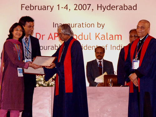 Dr. Debraj Shome & Dr. Rinky Kapoor with Dr. APJ Abdul Kalam