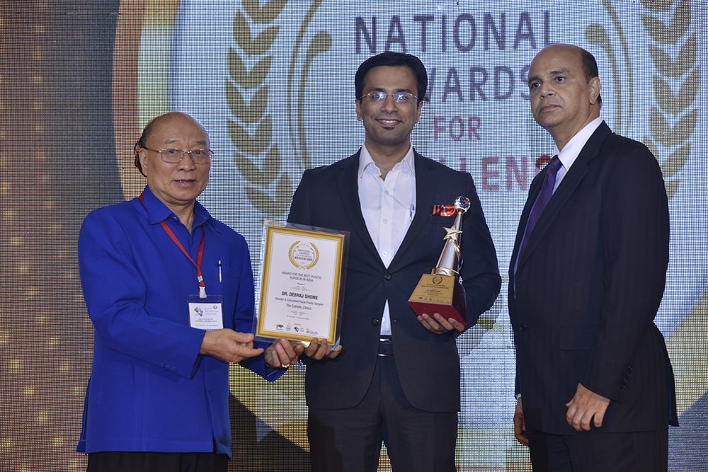 Dr. Debraj Shome Awarded as "Best Plastic Surgeon in India 